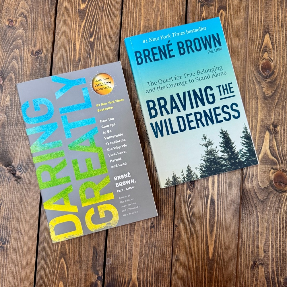 Brené Brown Book Set - Daring Greatly & Braving the Wilderness